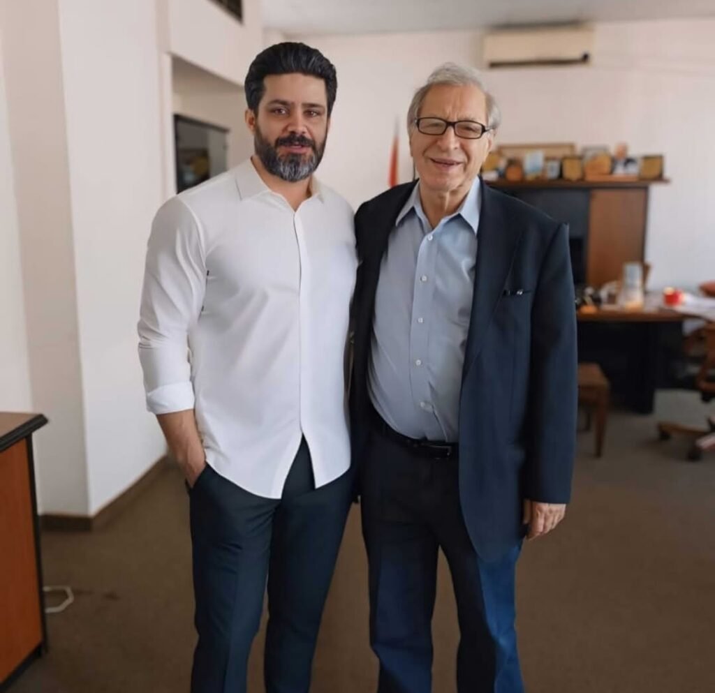 المسمار الإلكتروني | رئيس تحرير موقع "المسمار" الإلكتروني الأستاذ حسين غزالة يزور رئيس المجلس الوطني للإعلام في لبنان