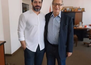 المسمار الإلكتروني | رئيس تحرير موقع "المسمار" الإلكتروني الأستاذ حسين غزالة يزور رئيس المجلس الوطني للإعلام في لبنان