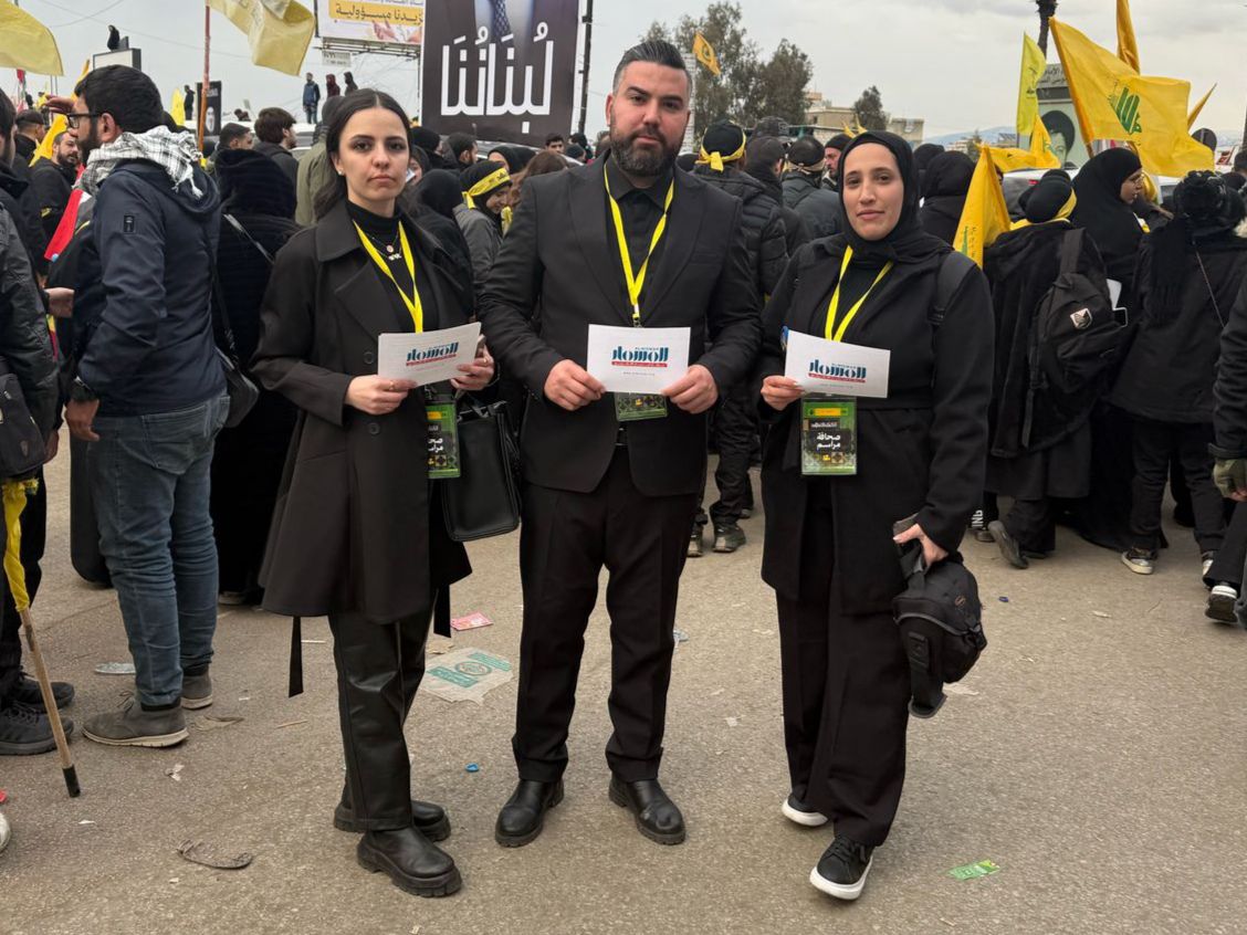 فريق المسمار المشارك في التشييع، كلثوم، محمد، وكارن فريق المسمار المشارك في التشييع، كلثوم، محمد، وكارن