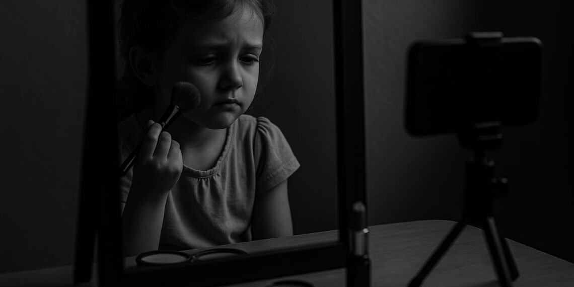 حين تتزين الطفولة بالمكياج: من فيديو عابر إلى أزمة تربوية صامتة! 1 المسمار الإلكتروني | حين تتزين الطفولة بالمكياج: من فيديو عابر إلى أزمة تربوية صامتة!