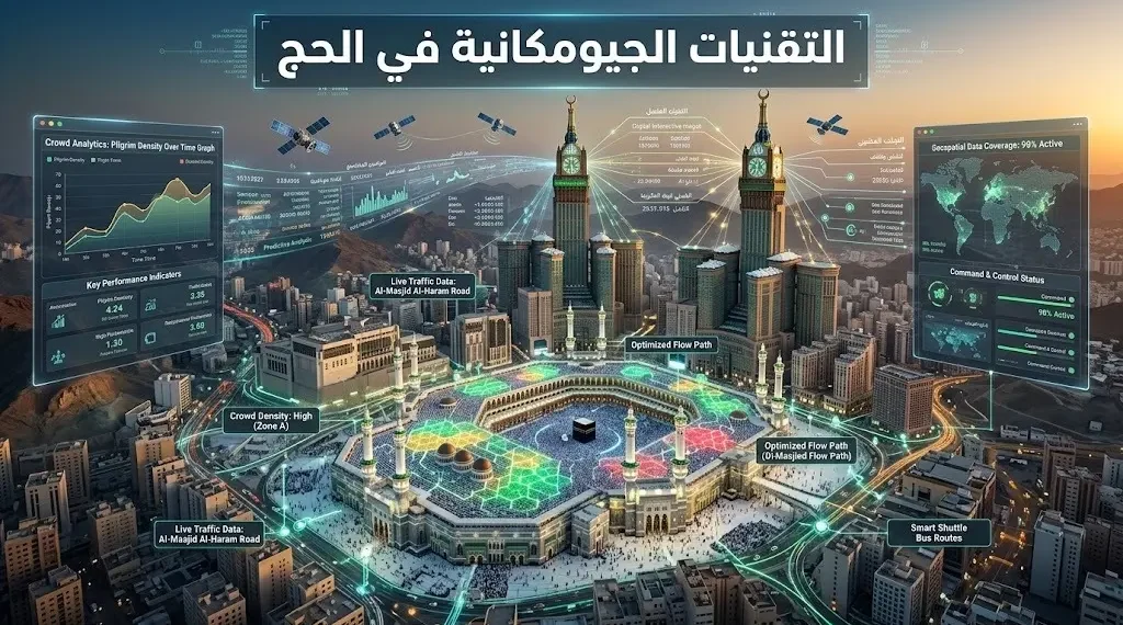 البيانات الجيومكانية تعيد رسم إدارة الحشود والخدمات في مكة المكرمة