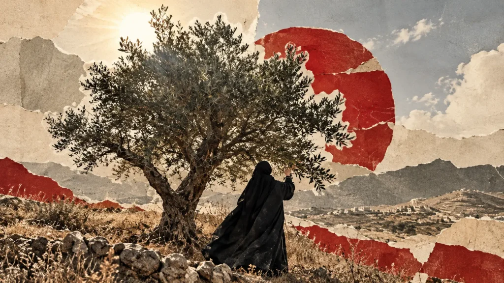 موسم الزيتون في جبشيت… شجرة ظلّلت شهيداً وأرض تأبى الاقتلاع المسمار الإلكتروني | موسم الزيتون في جبشيت… شجرة ظلّلت شهيداً وأرض تأبى الاقتلاع