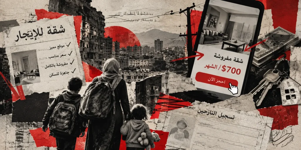 بدل الإيواء تحت رحمة الإيجارات… هل تصل المساعدة إلى النازح أم يبتلعها السوق؟ المسمار الإلكتروني | بدل الإيواء تحت رحمة الإيجارات… هل تصل المساعدة إلى النازح أم يبتلعها السوق؟
